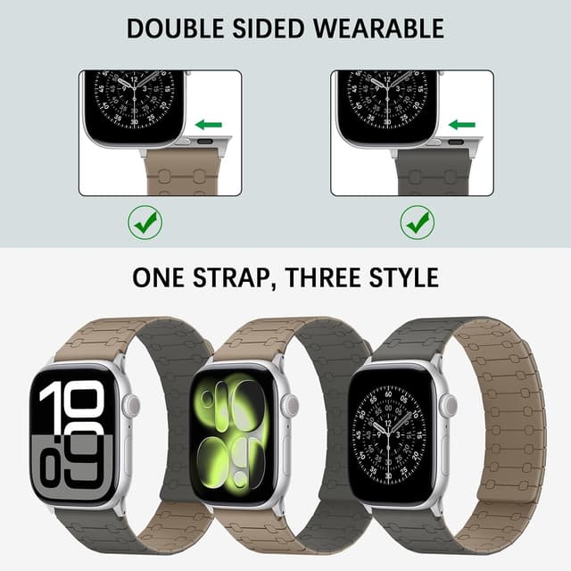 Detalle de Sixmoat magnetic Apple Watch strap 42mm