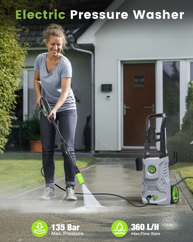 Thumbnail 3 de PATOOLIO Pressure Washer 135Bar 360L/H 💧