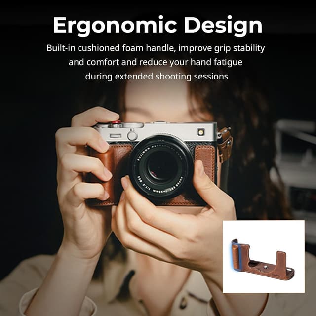 Detalle 2 de SMALLRIG 5449 Étui cuir pour X-E5