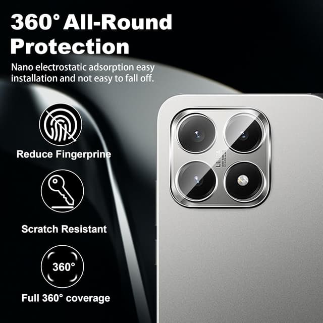 Detalle 2 de zZjoOoj Kameraschutz für Xiaomi 15T Pro