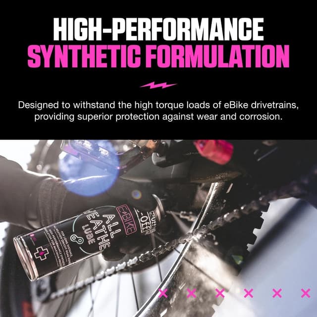 Detalle de Muc-Off lubrifiant vélo électrique hydrofuge pour chaîne (250 ml)