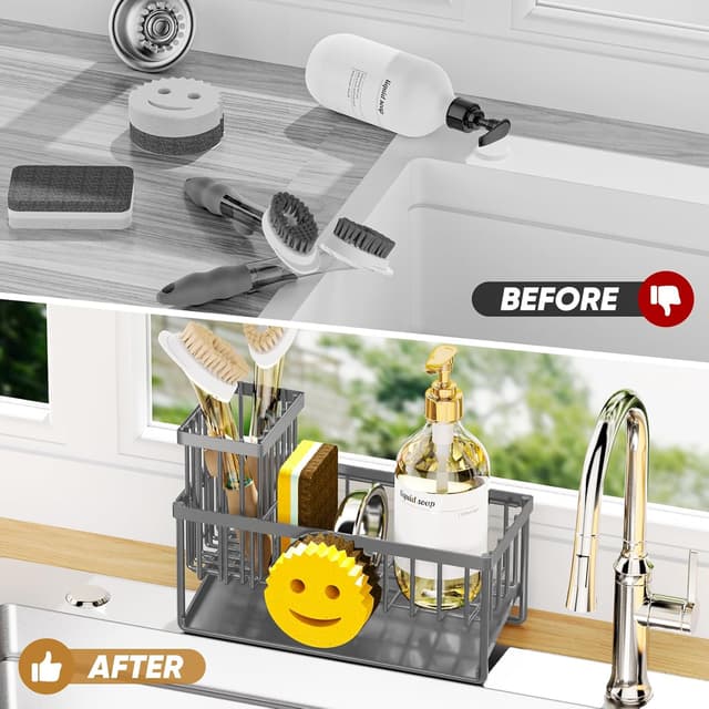 Thumbnail 5 de Taugast Sponge Holder Smiley Face, Self-Draining 🧽