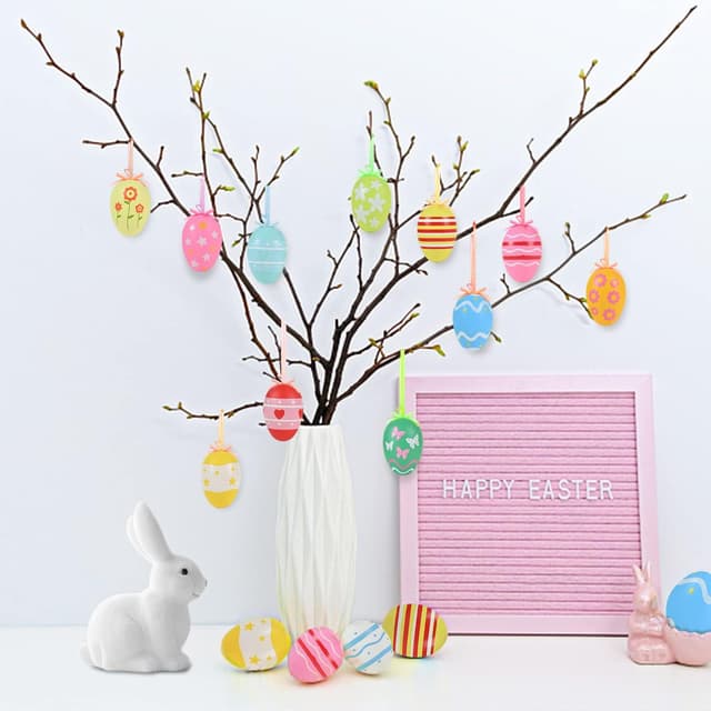 Detalle 1 de AhfuLife Easter Hanging Eggs 12 pcs