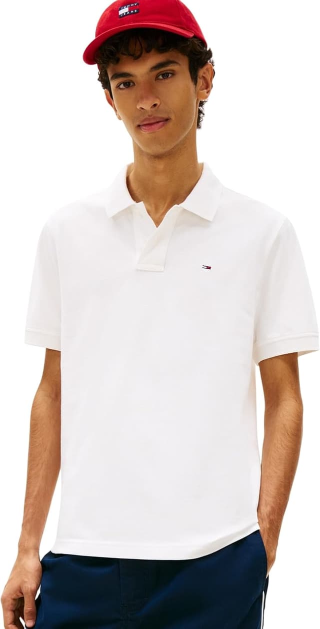 Detalle de Tommy Jeans Tjm Reg Ess Polo Ext Dm0dm22711 da uomo