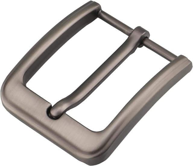 Detalle de McFanBe Modern Polished Alloy Belt Buckle (fits belts up to 38mm wide)