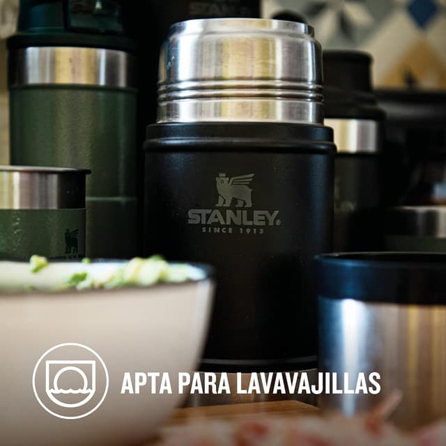 Thumbnail 6 de Stanley Classic Fiambrera Térmica 0.7L, Calienta 15H, Acero Inoxidable 🥪