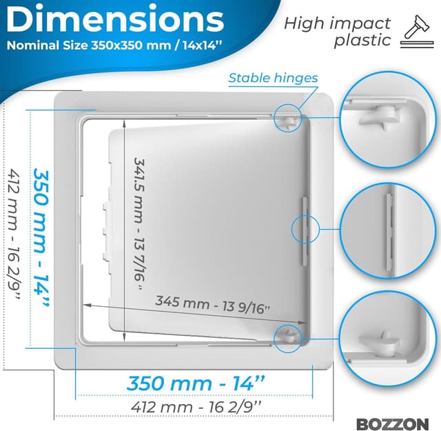 Detalle 2 de Access panel drywall 350 x 350 mm