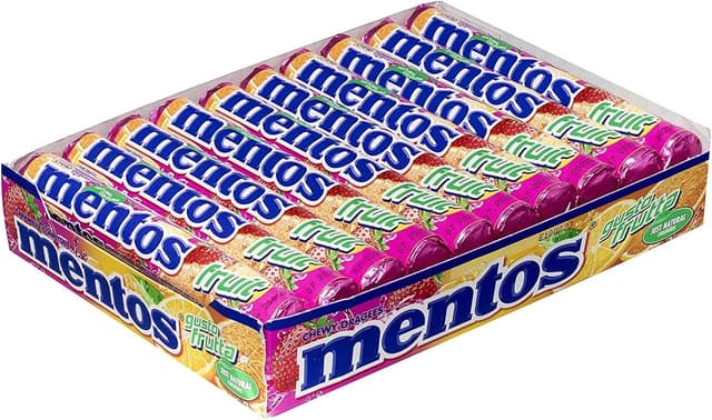 Imagen de Mentos caramello masticabile al gusto frutta 20 pz 🍬 en OfertitasTOP