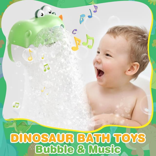 Detalle 2 de JoiTale Bath Bubble Toy Dinosaur