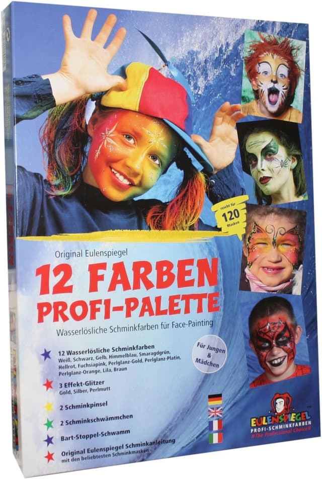 Detalle 2 de Eulenspiegel 12 Palette Di Colori Make‑Up