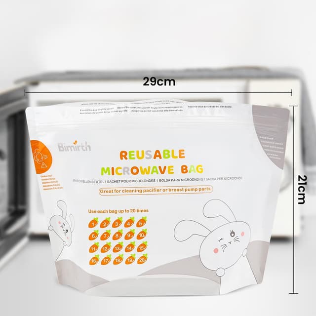 Thumbnail 4 de Bimirth Microwave Steriliser Bags 16 pack