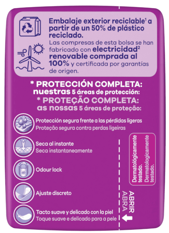 Thumbnail 1 de Ausonia Discreet Compresa Normal Pérdidas Orina Mujer 8 uds