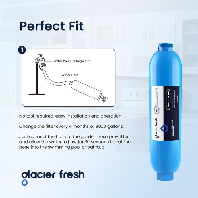 Thumbnail 5 de GLACIER FRESH Garden Hose Pre-Filter 8000 gal 🌊