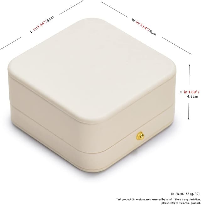 Detalle 2 de Papten Caja para Brazaletes Blanco - Almacenamiento de Joyería 💍