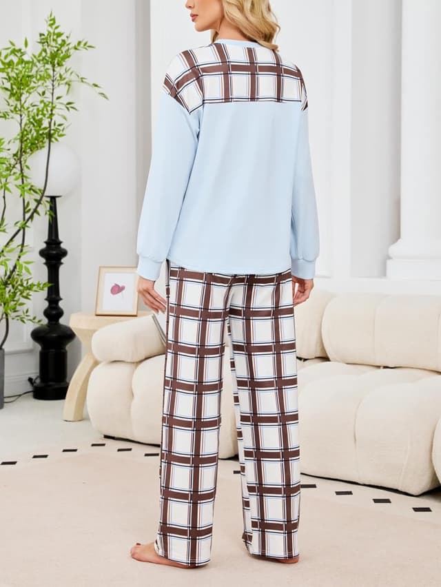 Thumbnail 3 de Famulily Womens Pyjamas Set 2 Piece Long Sleeve