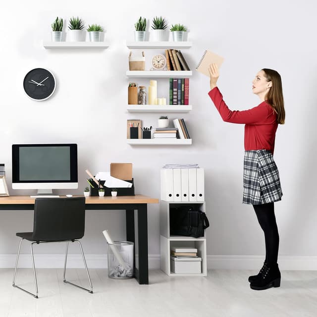 Thumbnail 5 de Sorbus Wall Floating Shelves 5 Pack