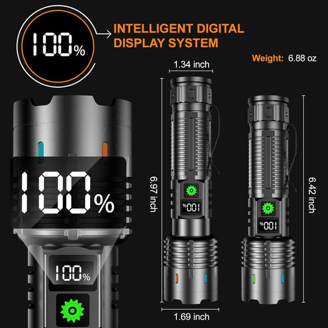 Thumbnail 6 de Relybo LED Torch 500000 Lumens ⌁ Flashlight