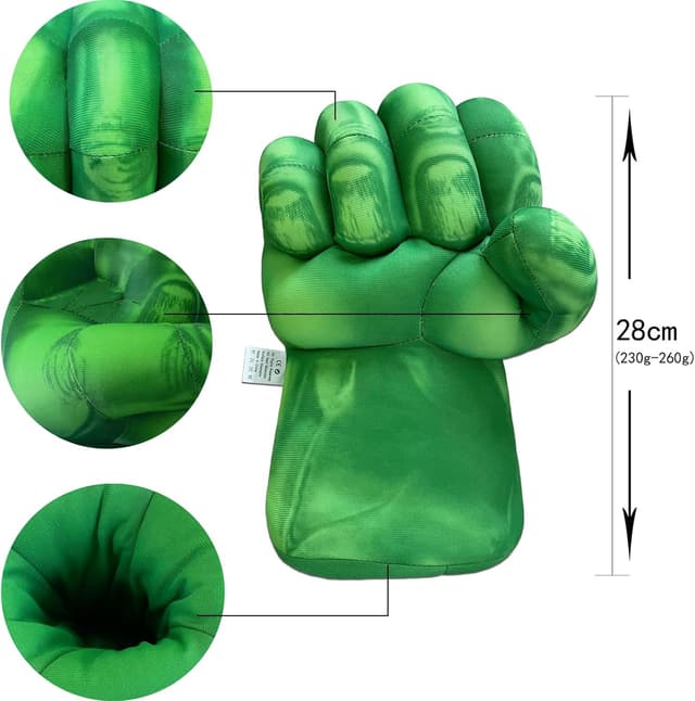 Thumbnail 1 de Guantes de Boxeo para Niños Gigantes Peluche Verde