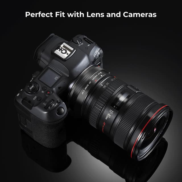 Thumbnail 6 de K&F CONCEPT EF to EOS R Adapter with Auto Focus & Aperture Control (Removable Tripod Mount)
