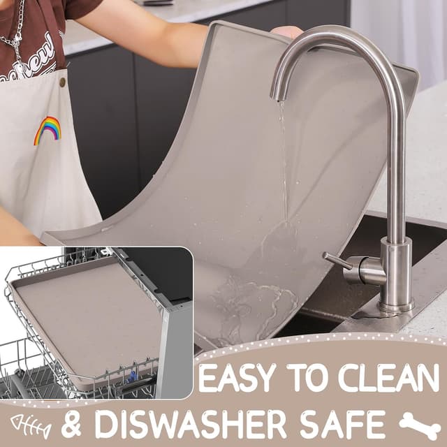 Thumbnail 6 de MateeyLife Silicone Pet Food Mat 22x14