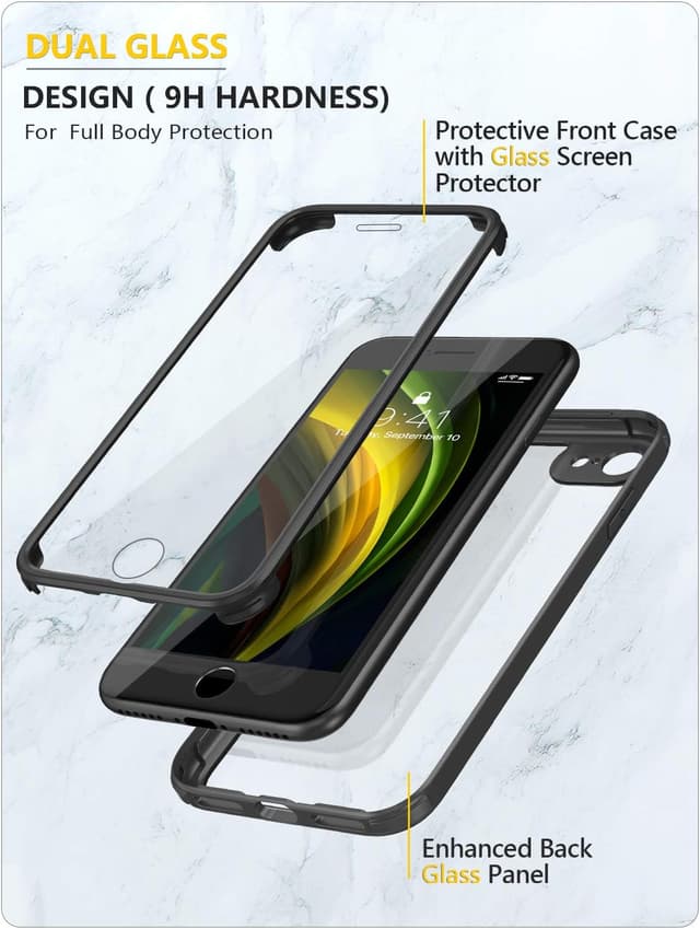 Detalle 2 de iPhone SE 2022/2020 360° Shockproof Case