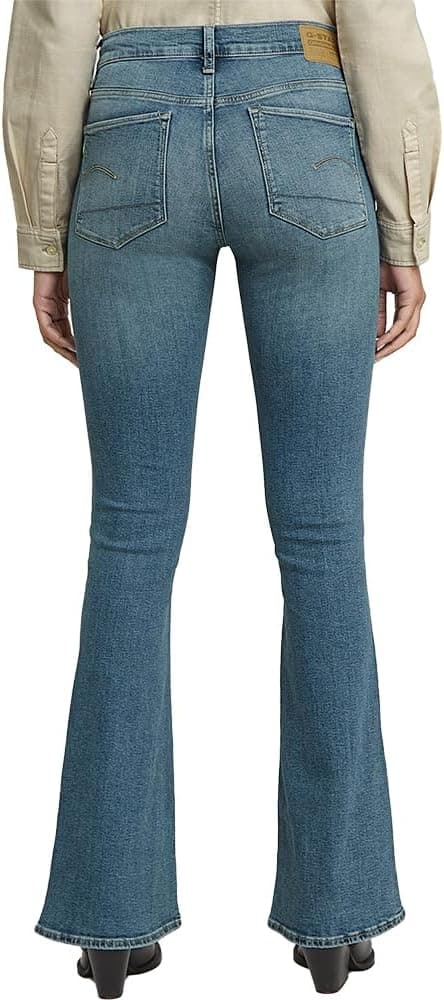 Detalle 2 de G-STAR Damen 3301 Flare Jeans – klassischer 5‑Pocket-Look mit bequemem Sitz