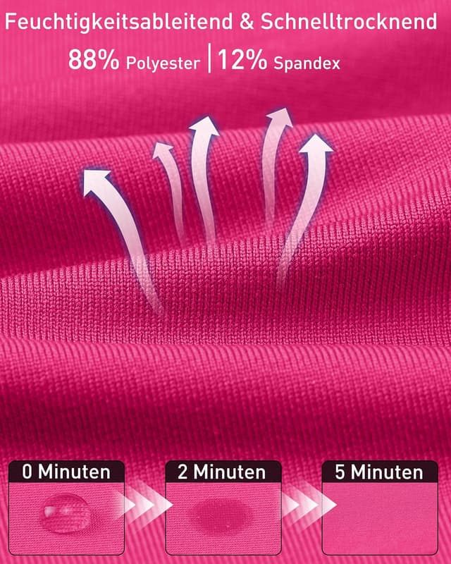 Detalle de Roadbox Kompressionsshirt Herren Langarm – atmungsaktiv, schnell trocknend & UV-Schutz (50+)