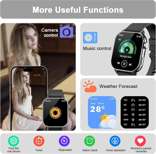 Thumbnail 6 de Smart Watch A7 1.85" AMOLED Fitness Watch