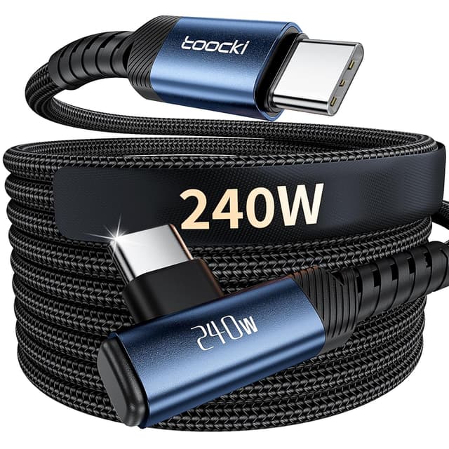 Detalle de toocki Cable USB C a USB C 240W 3M