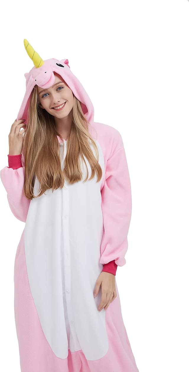 Detalle 2 de SimZoo Tier-Onesie Cosplay-Pyjama 100 % Fleece