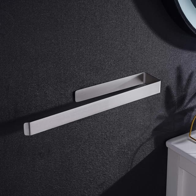 Detalle de Aikzik Handtuchhalter ohne Bohren aus 304 Edelstahl für Bad & Küche – silber