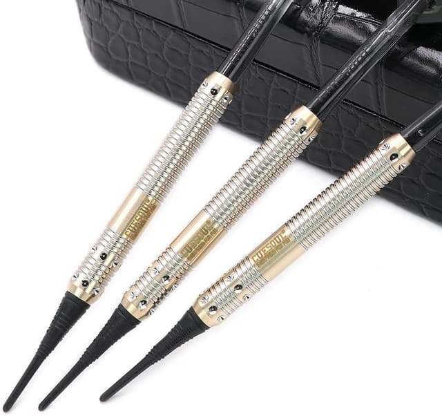 Detalle de CUESOUL Dragon Series : ensemble de fléchettes à pointe souple 16 g avec étui Luxe
