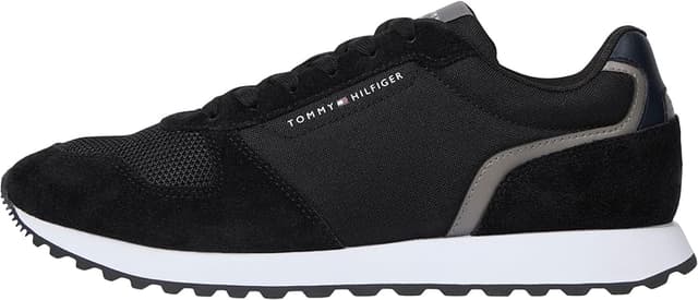 Detalle de Tommy Hilfiger Runner Sneaker calzado deportivo negro talla 40