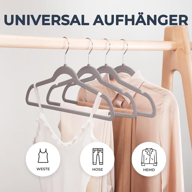 Thumbnail 3 de House Day Kleiderbügel Samt 30er Set