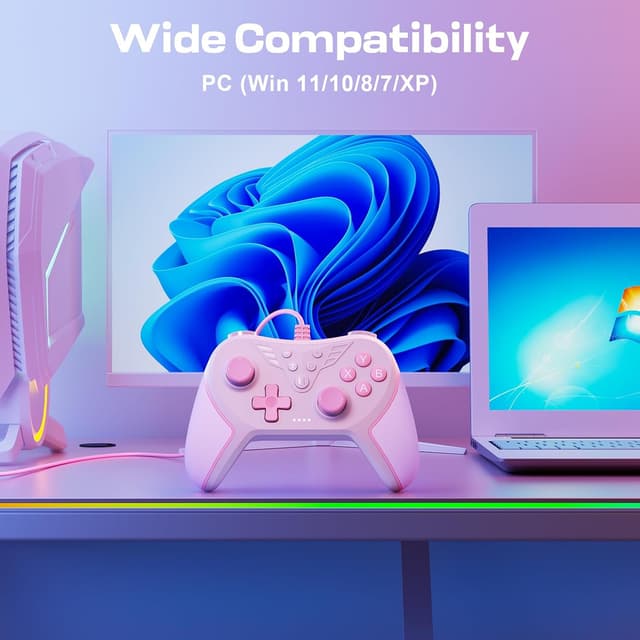 Thumbnail 1 de RivalPlay Controller PC cablato con 2 pulsanti mappabili