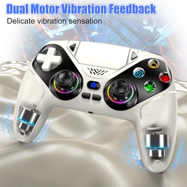 Thumbnail 3 de Gamrombo RGB Wireless Controller for PS5 Pro with Bluetooth