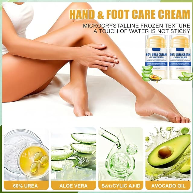 Detalle 1 de 2Pieza Crema Urea 60% para pies