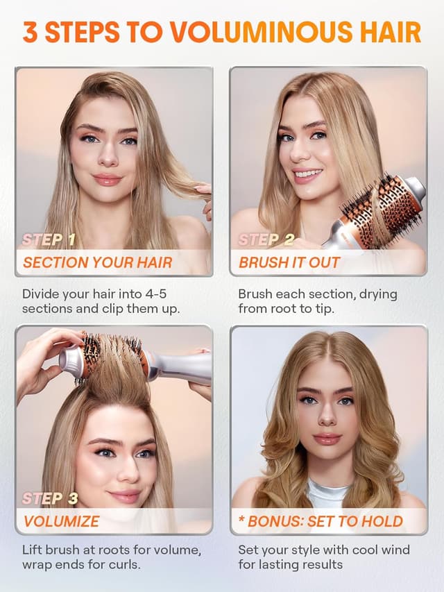 Thumbnail 6 de SHEGLAM Blowout Bliss Heißluftbürste 4‑in‑1 Styler