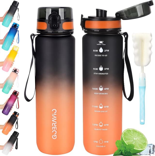 Imagen de Gobravio Water Bottle 1L leakproof sports bottle en OfertitasTOP
