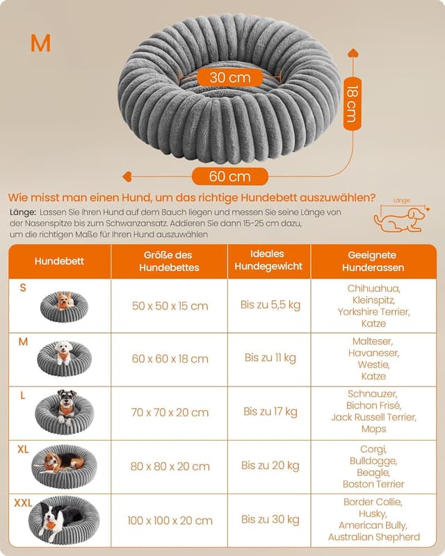 Detalle 2 de Feandrea Hundebett 60 cm