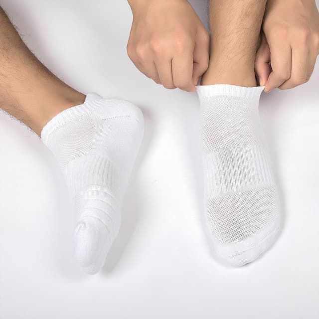 Detalle 2 de anqier Sneaker Socken 6 Paar Baumwolle