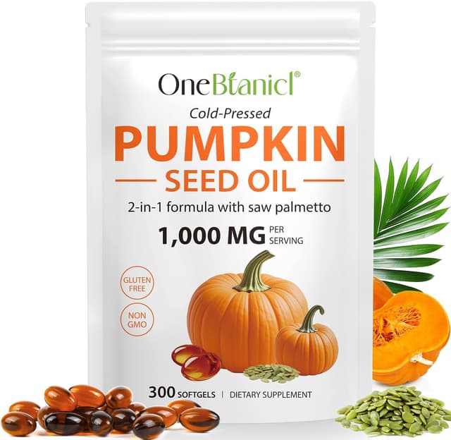 Imagen de 300PCS Pumpkin Seed Oil Capsules 2‑in‑1 supplement 💊 en OfertitasTOP