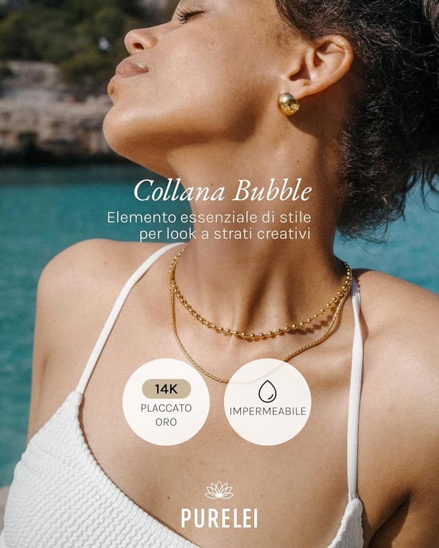 Detalle 2 de Purelei Anxiety Bubble Collana 40–45 cm