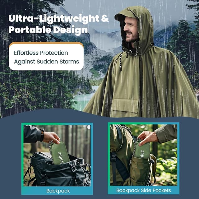 Detalle 2 de Stynice Leicht-Regenponcho 290 g