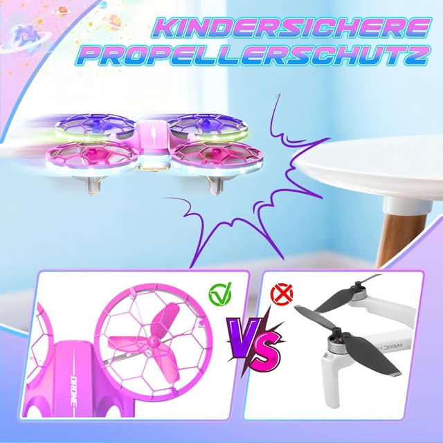 Detalle 2 de Charmofun Mini Drohne für Kinder 3 Akku