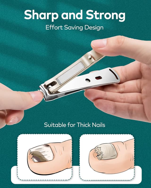 Thumbnail 6 de MR.GREEN Nail Clipper Set (MR-6103) – stainless steel nail care tools with leather-style case