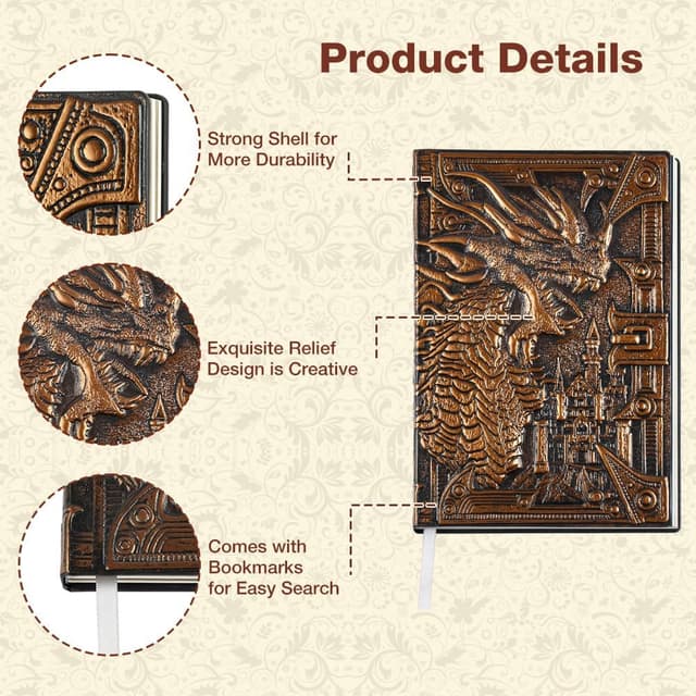 Detalle 2 de OFFCUP Diario in pelle A5 📓