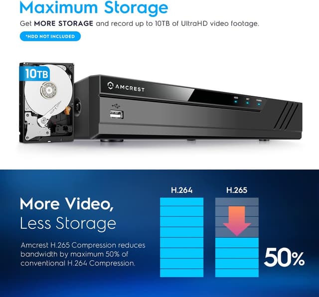 Thumbnail 2 de Amcrest NV4108E-A2 8CH NVR