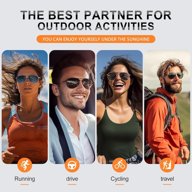 Detalle 2 de Pilot polarized sunglasses UV400 for driving