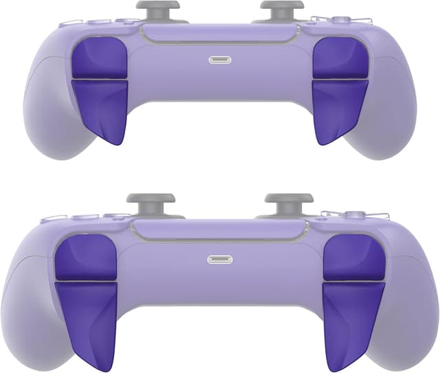 Detalle de playvital BLADE Shoulder Buttons Extension Triggers for PS5 (2 Pairs) – Galactic Purple